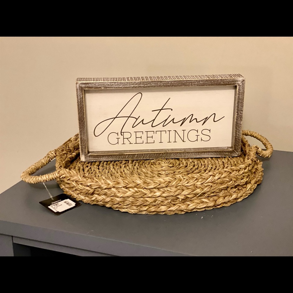 Autumn Greeting sign